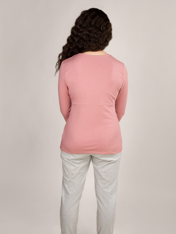 Bravado Designs Long Sleeve Nursing Top Roseclay
