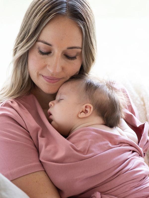 bravado designs Skin-To-Skin Wrap Top Roseclay