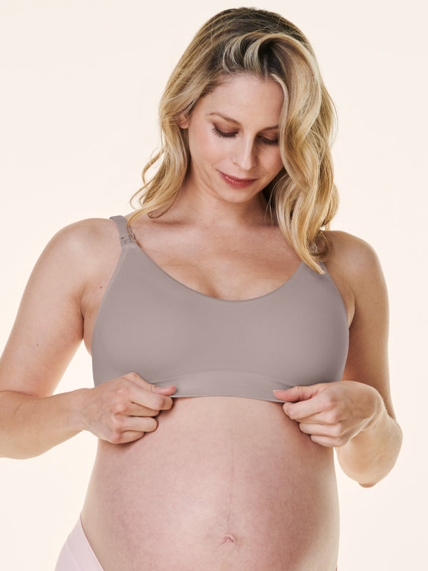 bravado designs Scoop Neck Maternity & Nursing Bra Sand