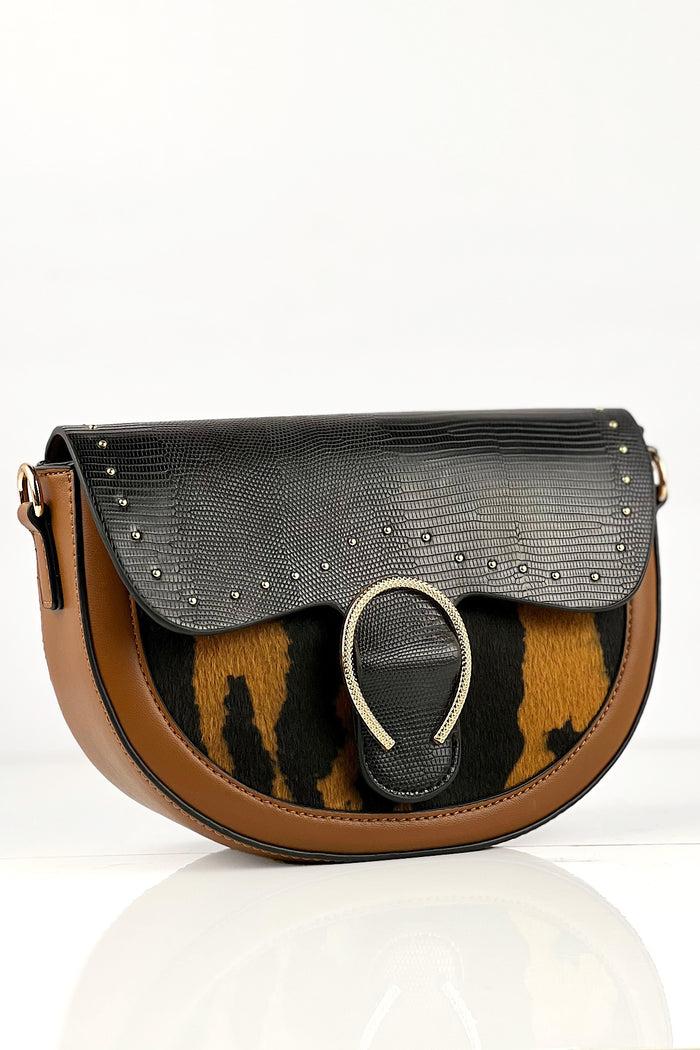 Bree Animal Print Hand Bag