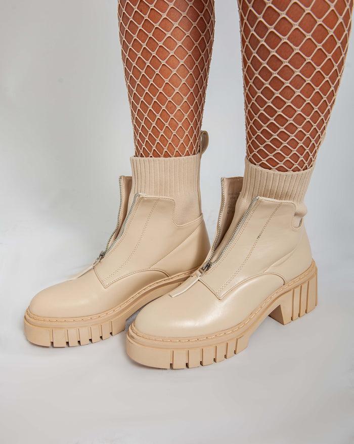 Bree Ankle Boots With Front Zip