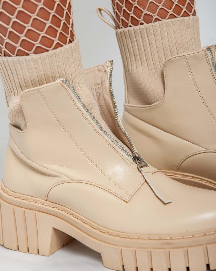 Bree Ankle Boots With Front Zip