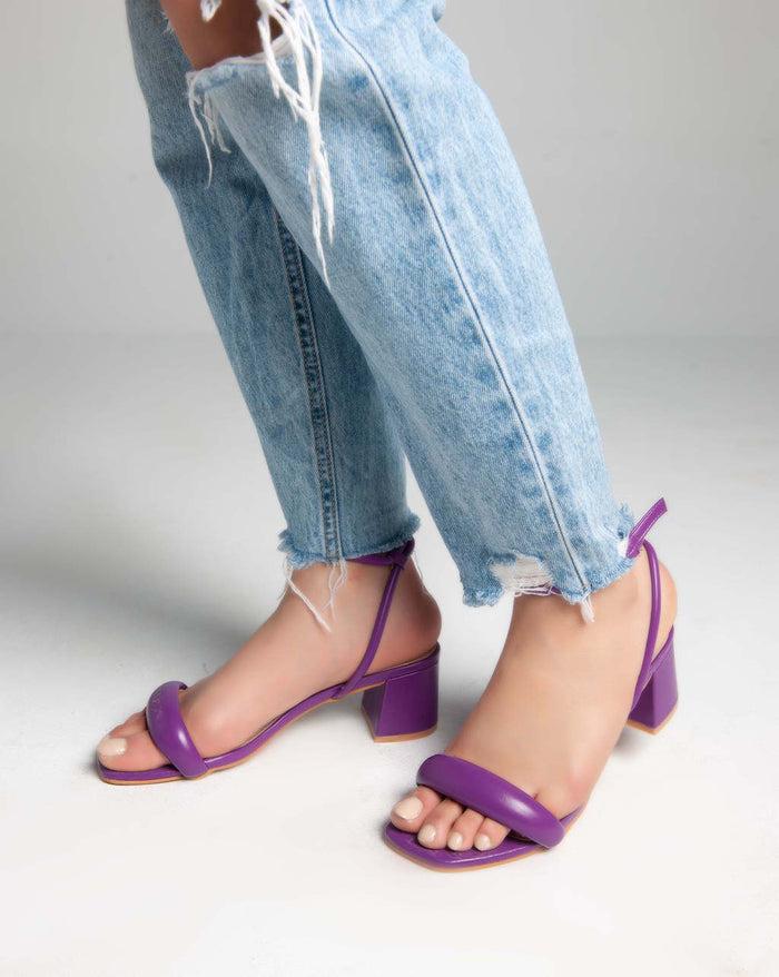Bree Ankle Strap - Sandals - Purple