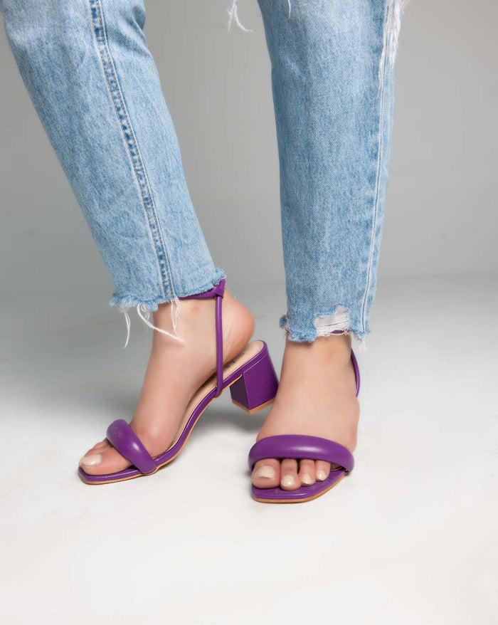 bree Ankle Strap - Sandals - Purple