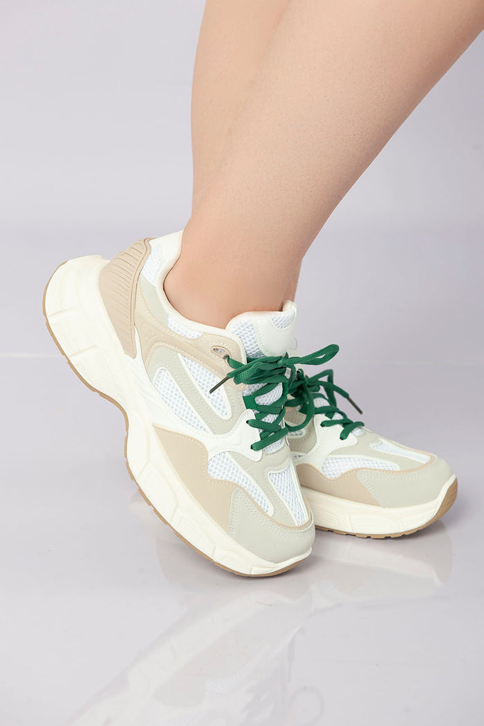 Bree Athletic Edge Performance Sneaker - Beige