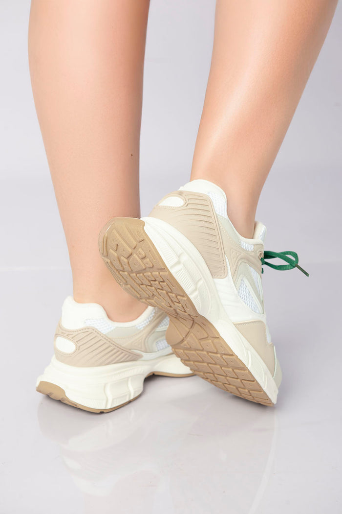 Bree Athletic Edge Performance Sneaker - Beige