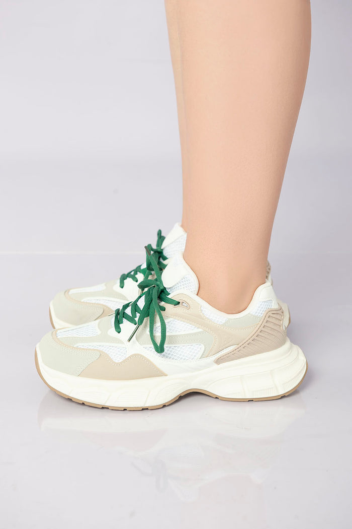 bree Athletic Edge Performance Sneaker - Beige