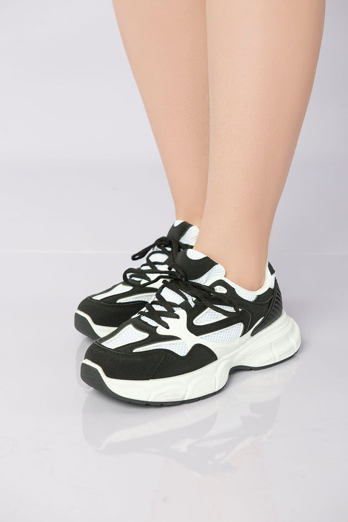 Bree Athletic Edge Performance Sneaker - Black