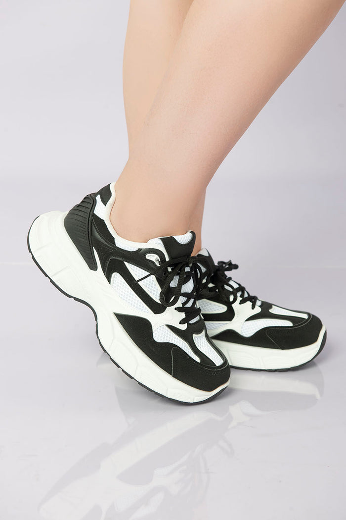 Bree Athletic Edge Performance Sneaker - Black