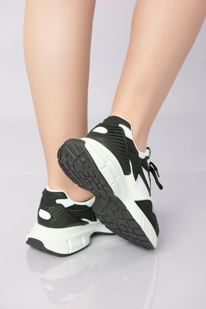 Bree Athletic Edge Performance Sneaker - Black