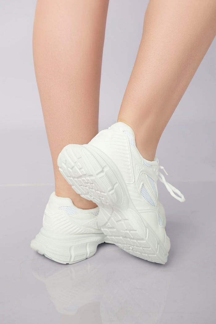 Bree Athletic Edge Performance Sneaker - White