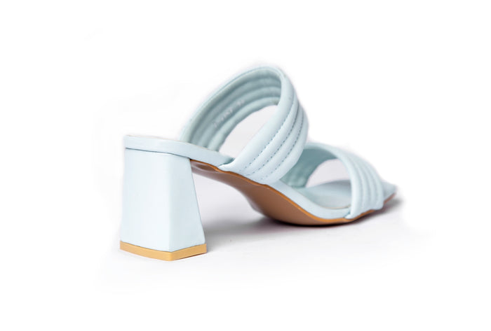Bree BAMBI Strap Chunky Heels - Sandal Heels - Blue