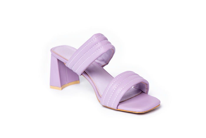 bree BAMBI strap chunky heels - Sandal Heels - Purple