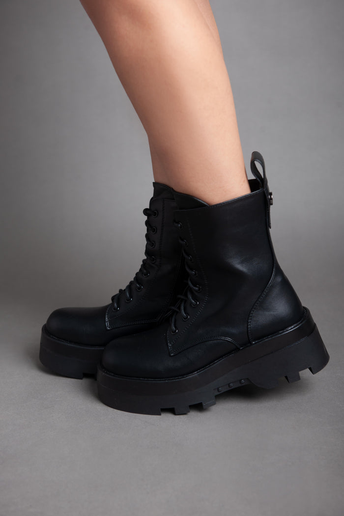 Bree Biker Half Boot - Black