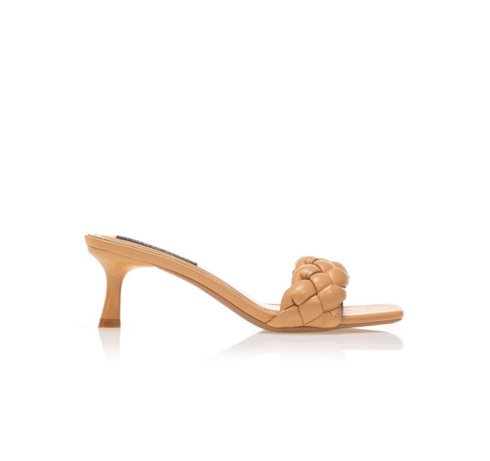 Bree Braided - Sandal Heels - Beige