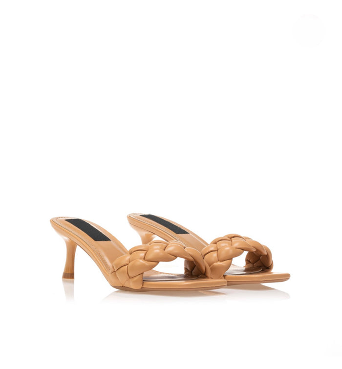 bree Braided - Sandal Heels - Beige