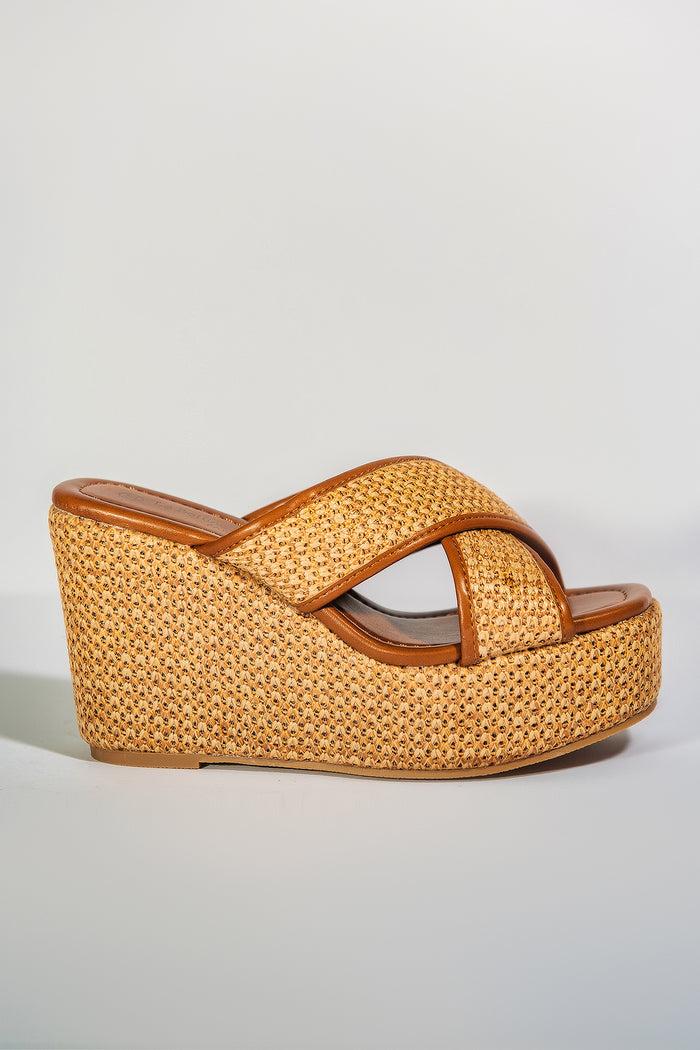 Bree Bulky Summer Sandals - Camel