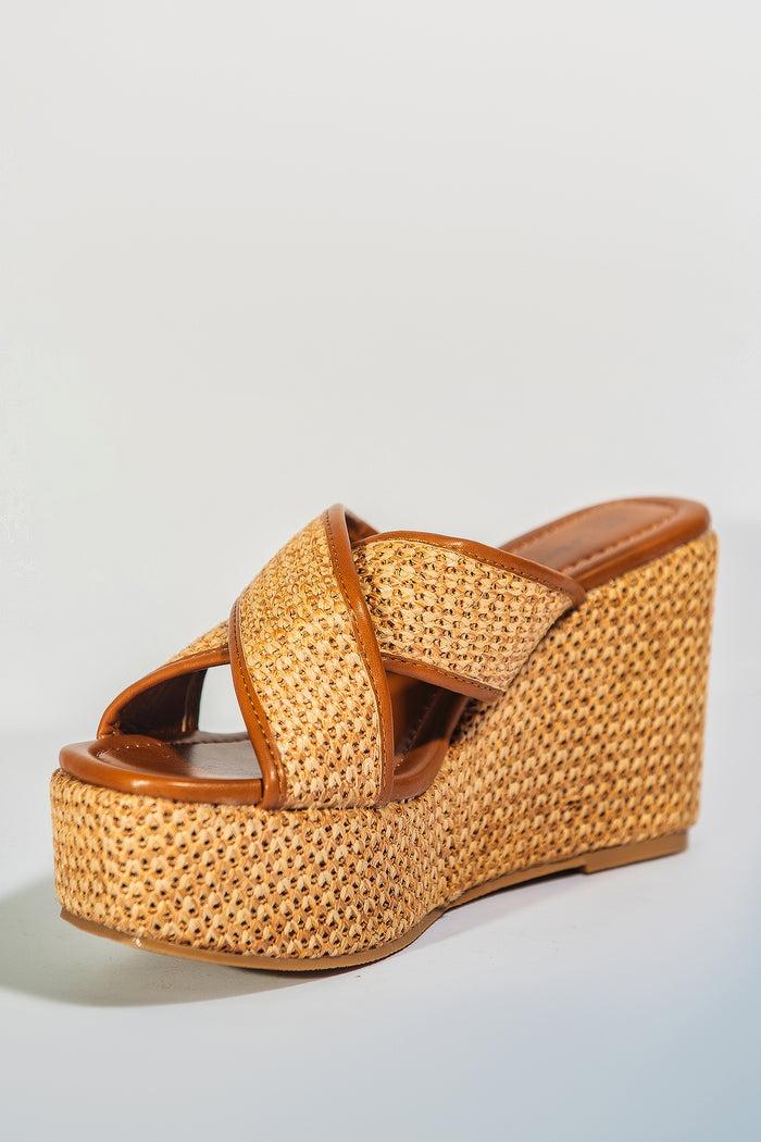 Bree Bulky Summer Sandals - Camel