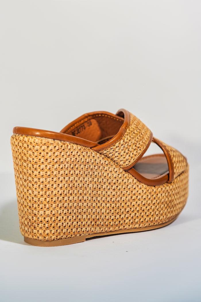 Bree Bulky Summer Sandals - Camel