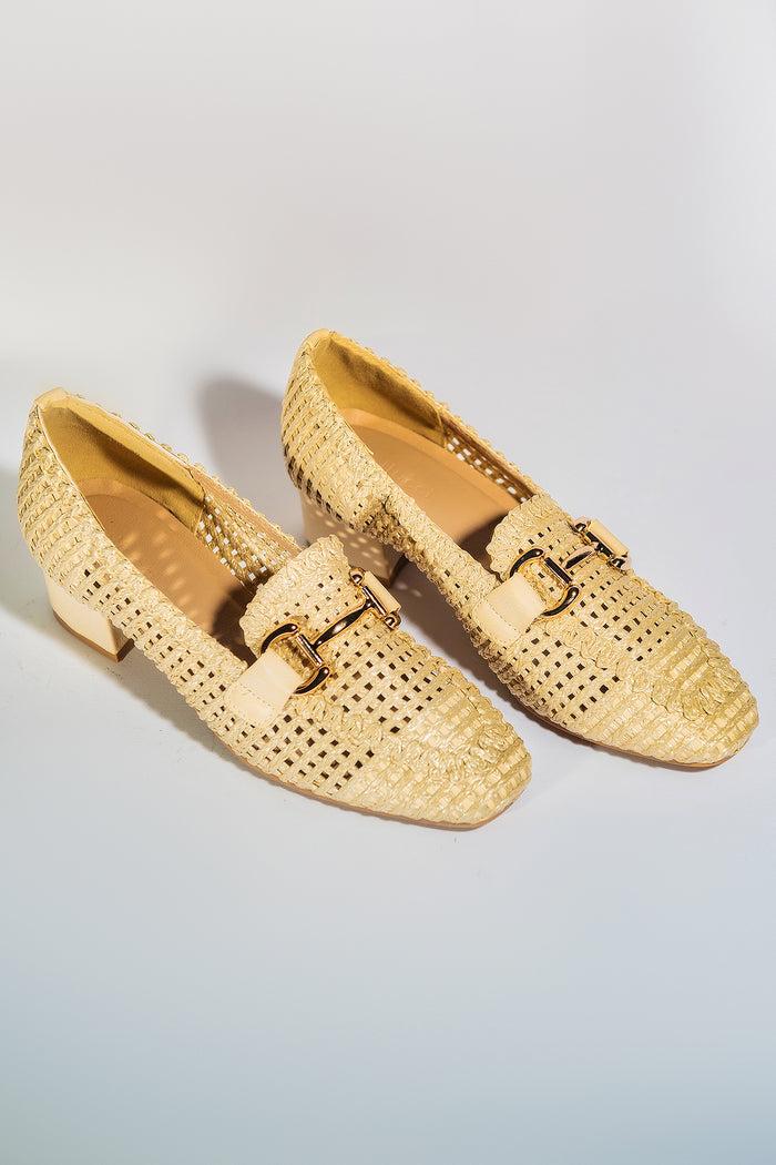 bree Classic C Through Heels - Beige