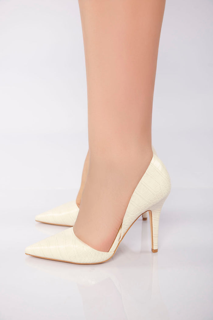 bree Classic Pointed-Toe Heel - Beige