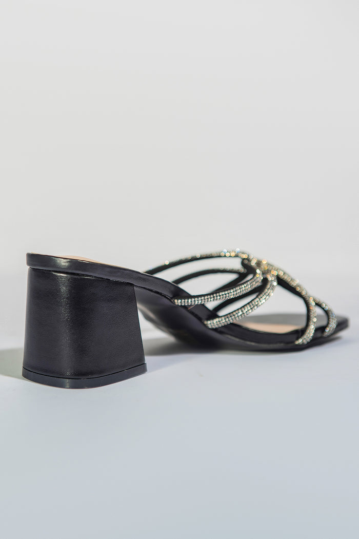 Bree Entangled Heels - Black