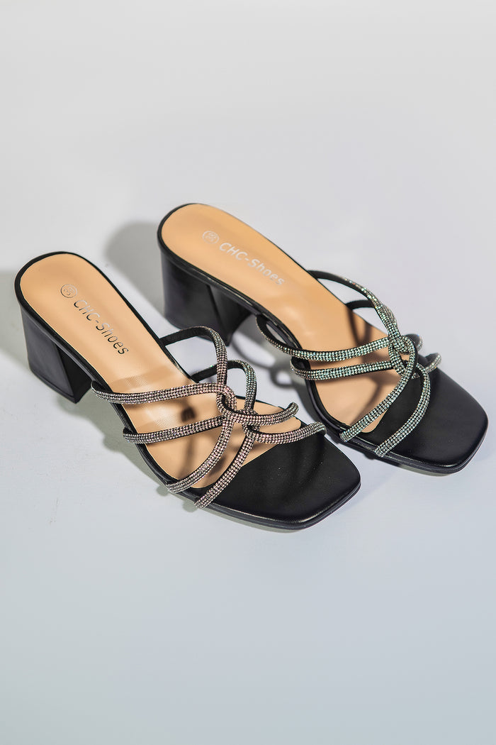 bree Entangled Heels - Black