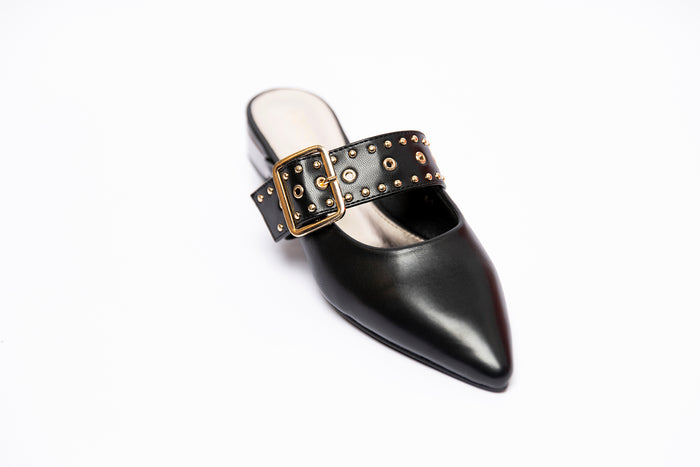 Bree Flat Heel Pointed Toe Buckle Strap