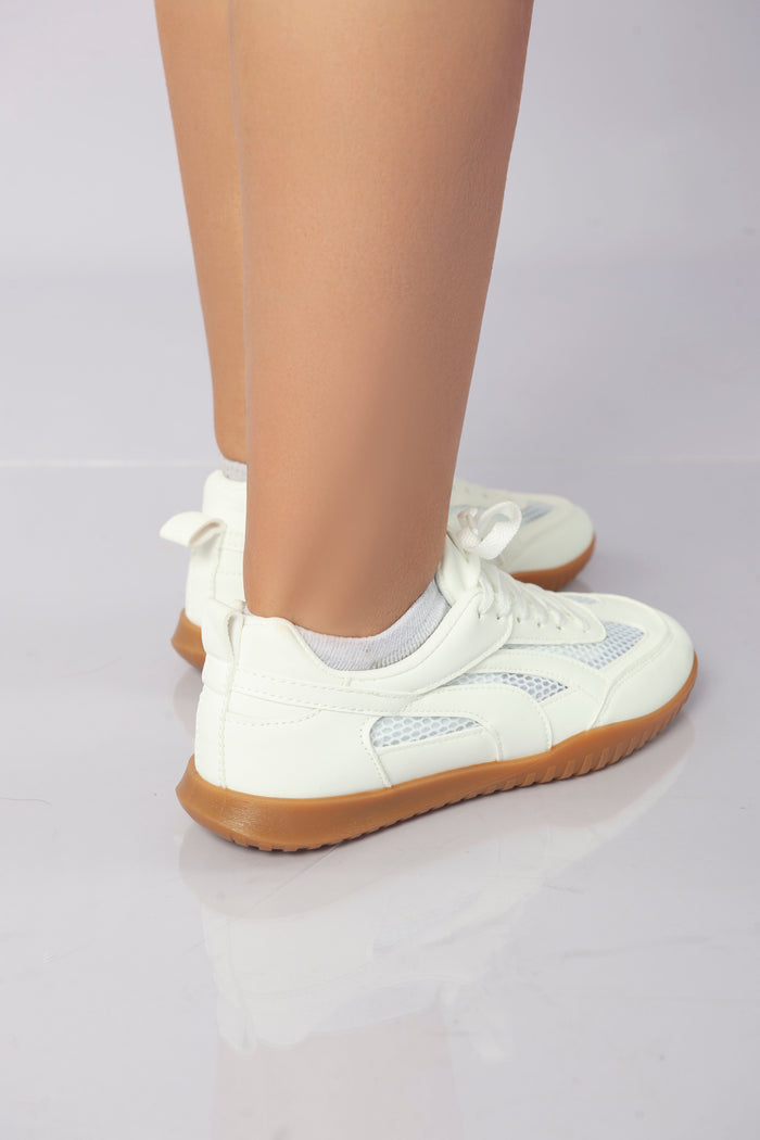 Bree Flex Mesh Sneakers - White