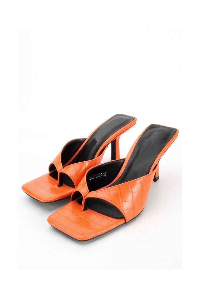 Bree Gene Sandal - Sandal Heels - Orange