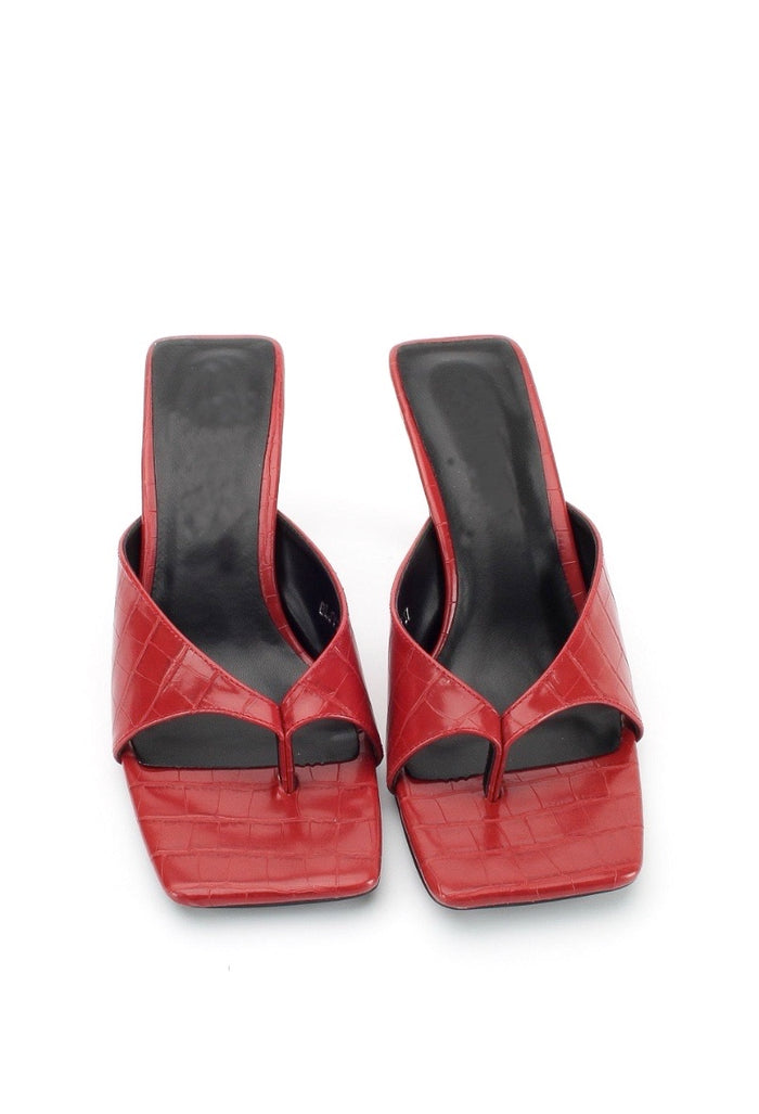 Bree Gene Sandal - Sandal Heels - Red