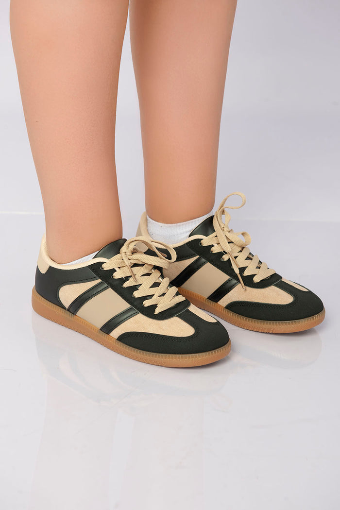 Bree Heritage Court Lace-Up - Black