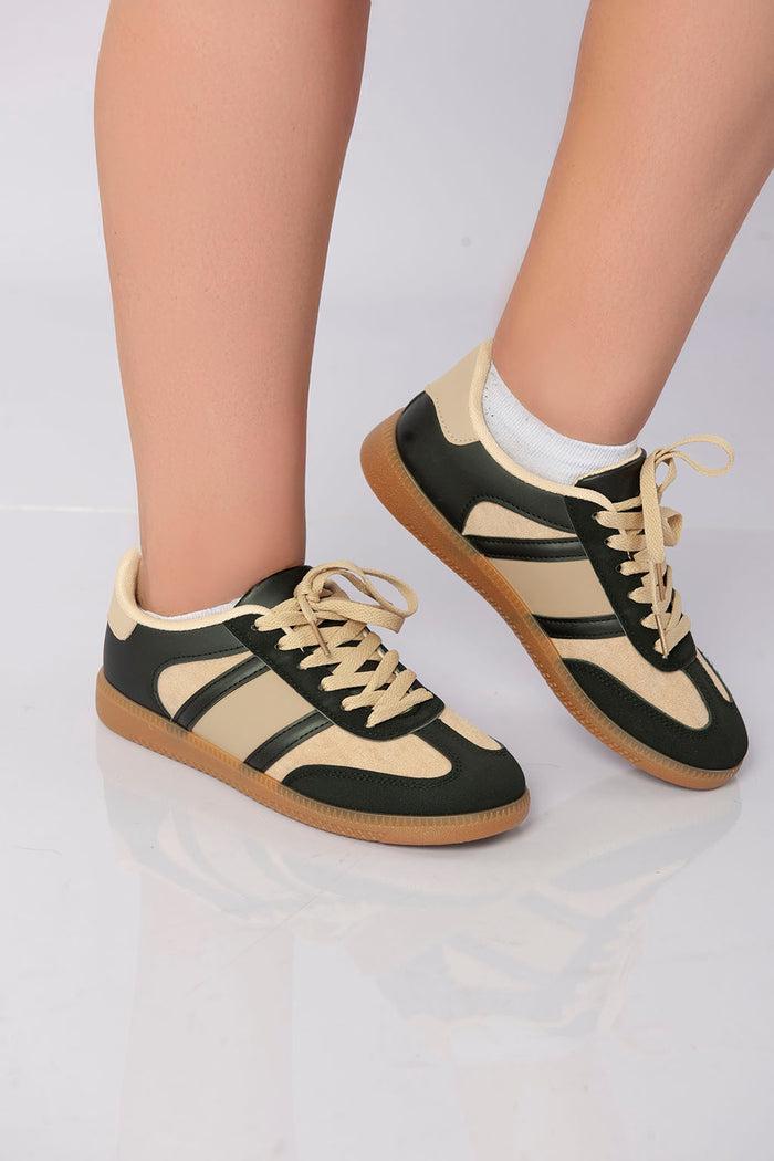 Bree Heritage Court Lace-Up - Black