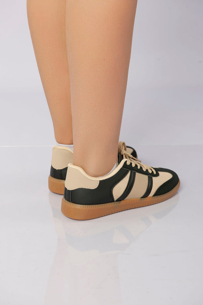 Bree Heritage Court Lace-Up - Black