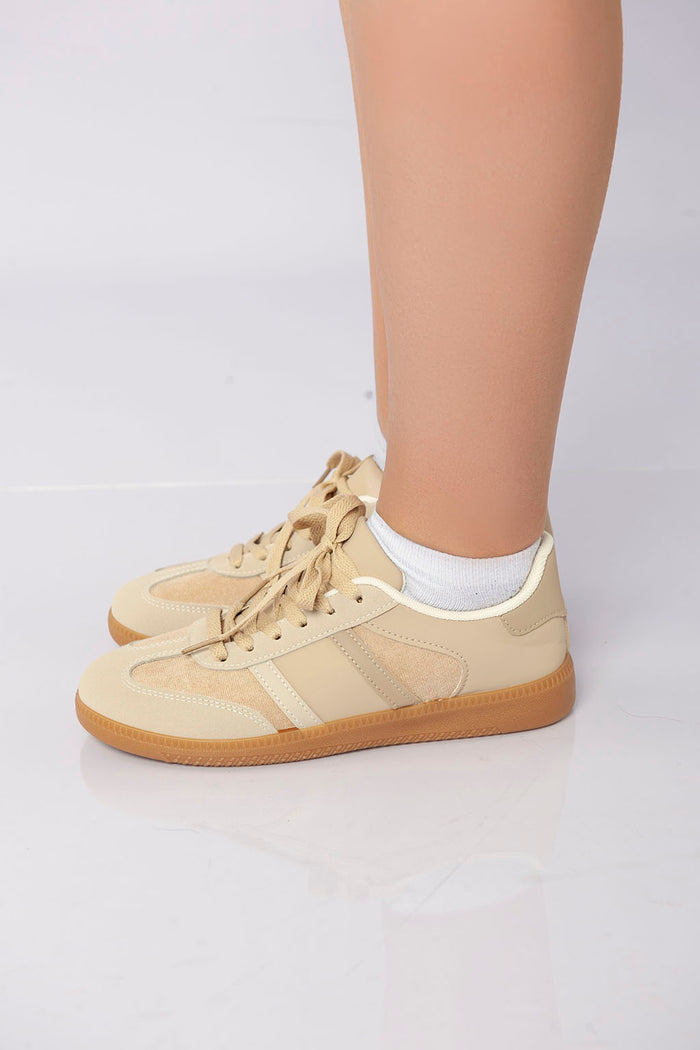 bree Heritage Court Lace-Up - Khaki