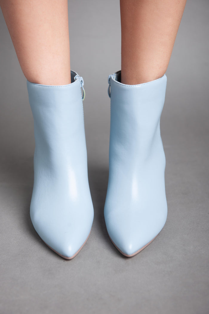 bree High Heel Classy Ankle Boot - Babyblue