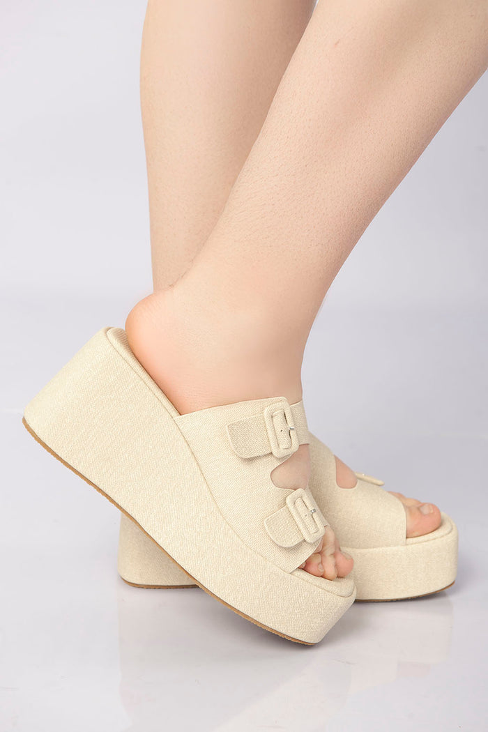 Bree Highstep Double Strap - Beige