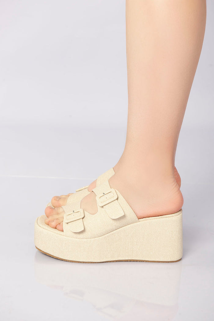 bree Highstep Double Strap - Beige