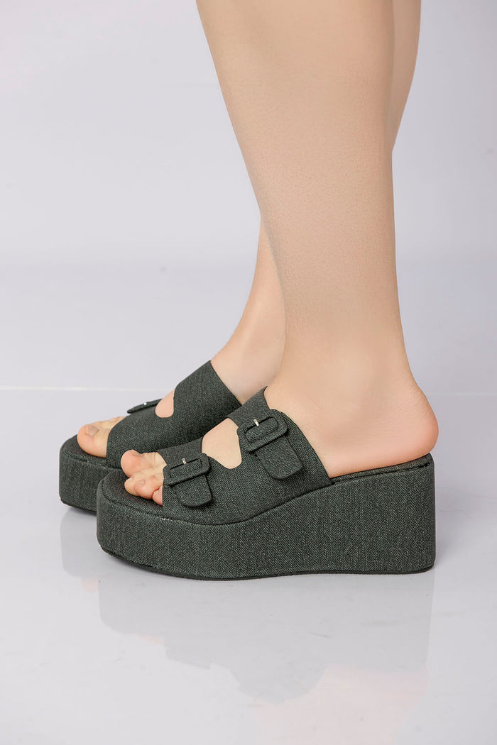 bree Highstep Double Strap - Black