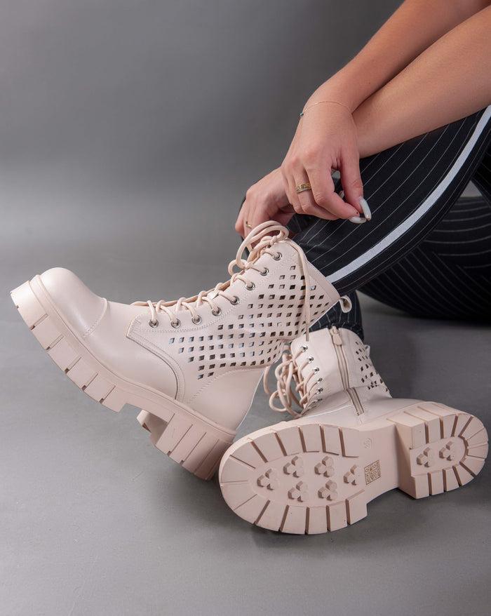 bree Hiking ankle boots - Beige