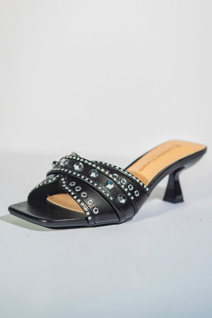 Bree Jewels Heels - Black