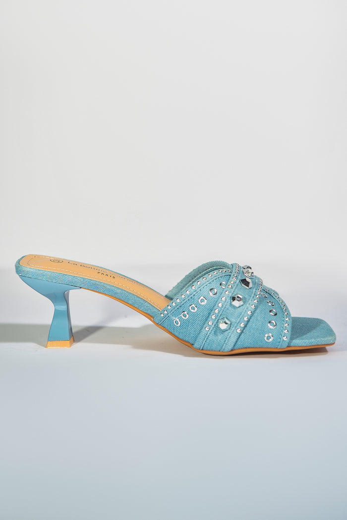 Bree Jewels Heels - Light Blue