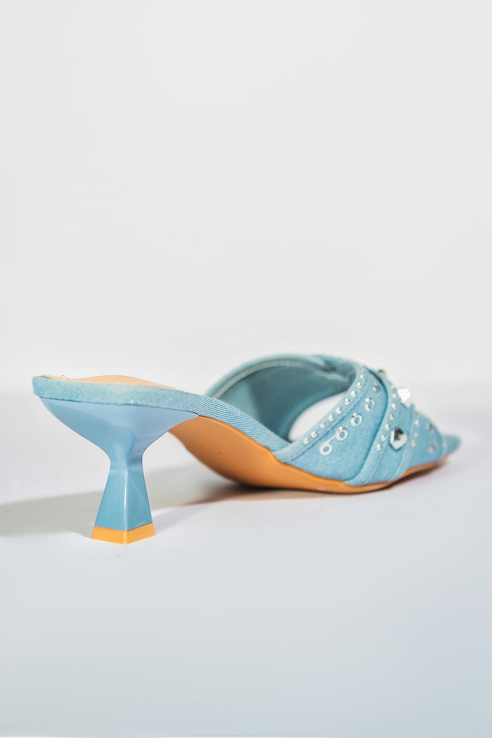 Bree Jewels Heels - Light Blue