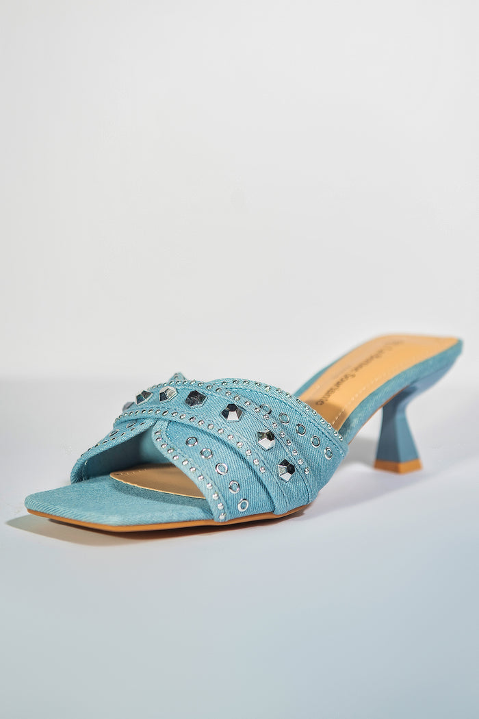 Bree Jewels Heels - Light Blue