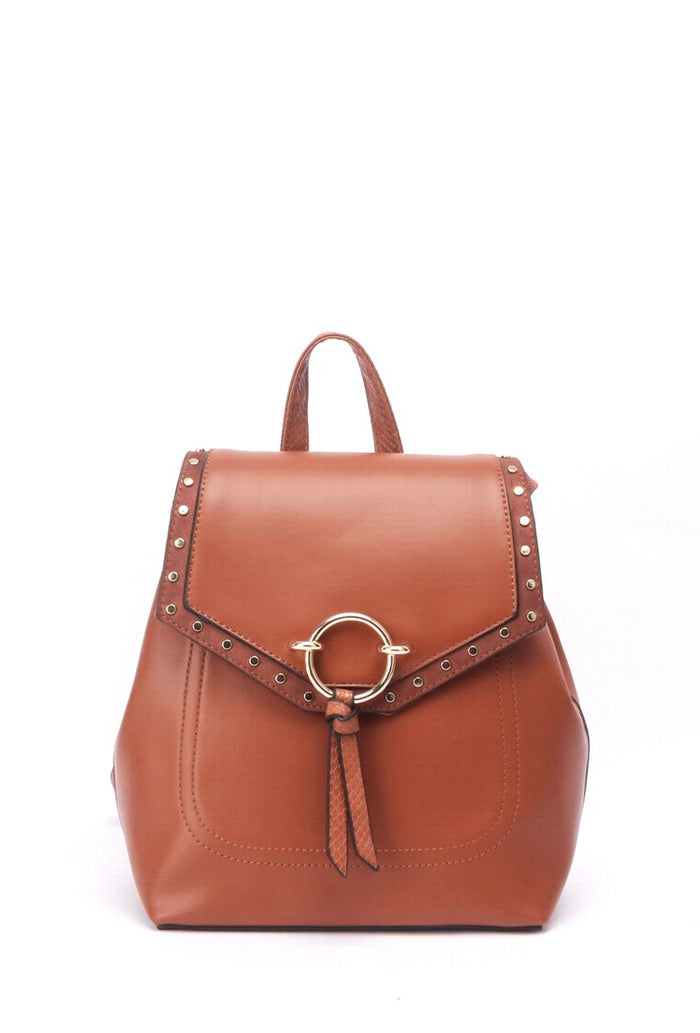 bree Kate leather backpack - Camel