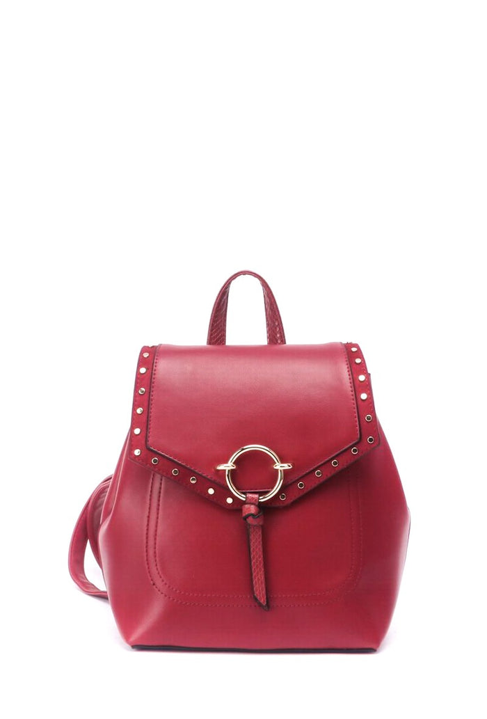 bree Kate leather backpack - Maroon