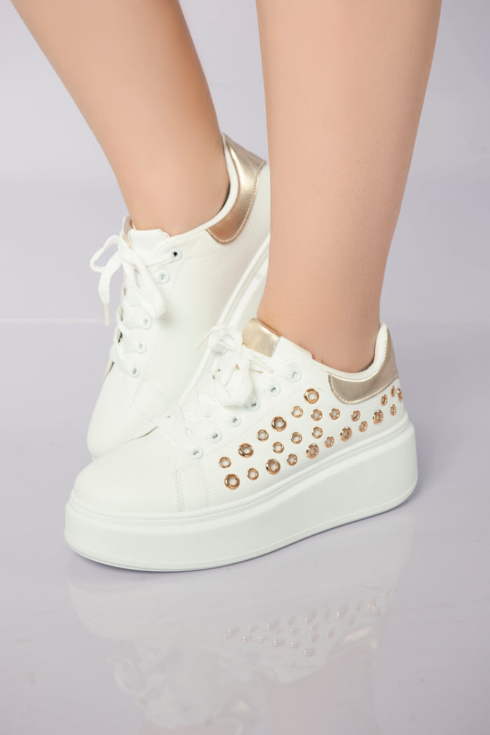 Bree Orbit Edge Platforms - Gold