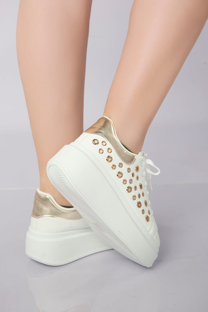 Bree Orbit Edge Platforms - Gold