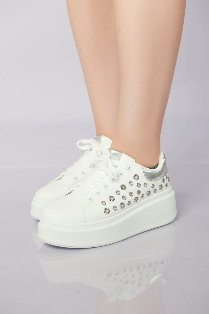 Bree Orbit Edge Platforms - Silver