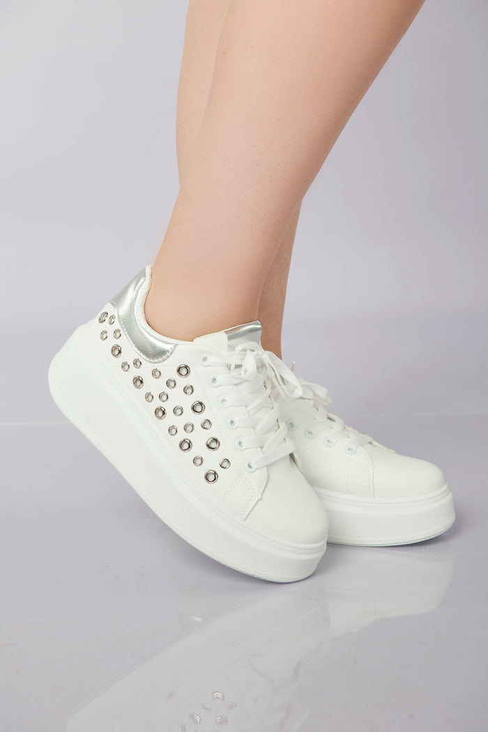 Bree Orbit Edge Platforms - Silver